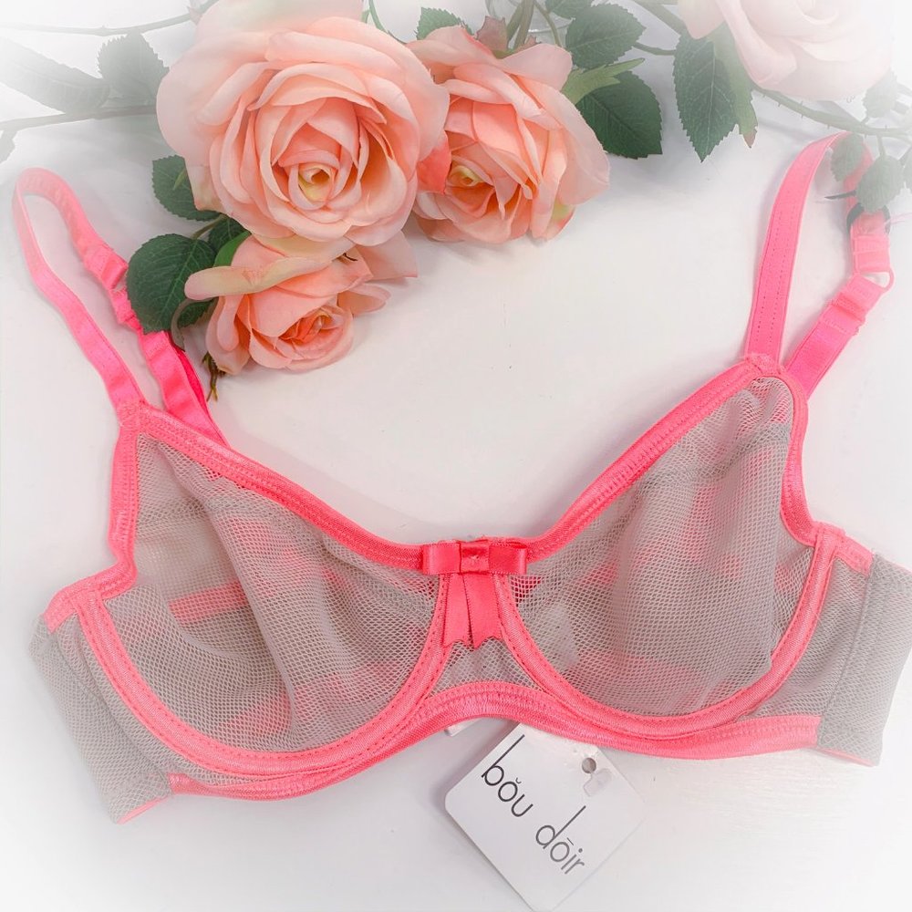 Love Claudette Fishnet Underwire Bra
